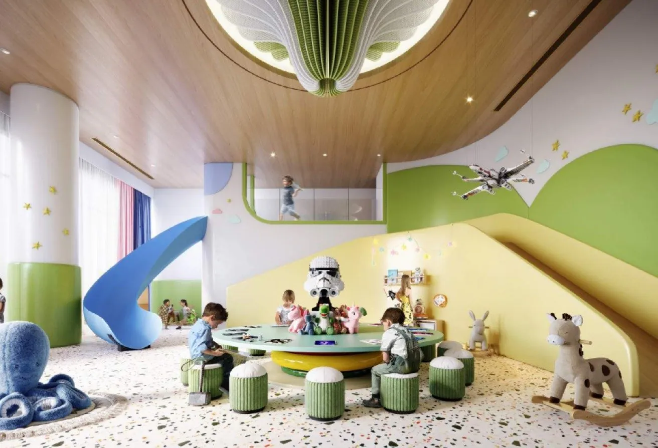 Le club enfants, image du promoteur